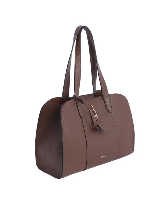 Bolso Hombro Amichi Café 5701 | Bolso marrón