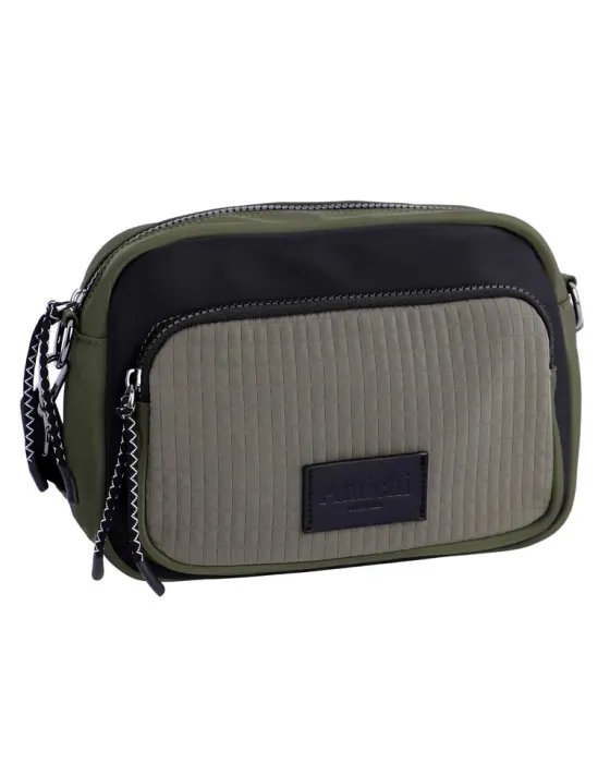 Bandolera Amichi Caqui 1117 | Bolso bandolera