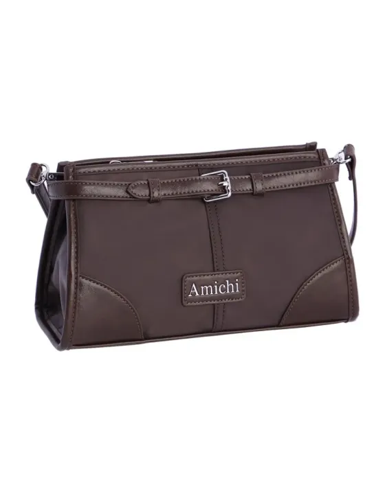 Bandolera Amichi Marrón 1111 | Bolso cruzado