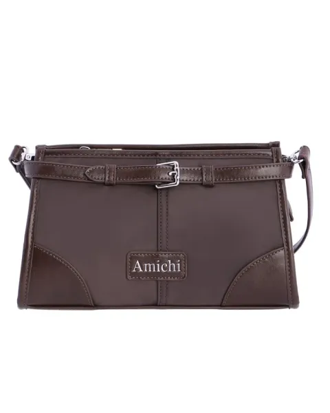 Bandolera Amichi Marrón 1111 | Bolso cruzado