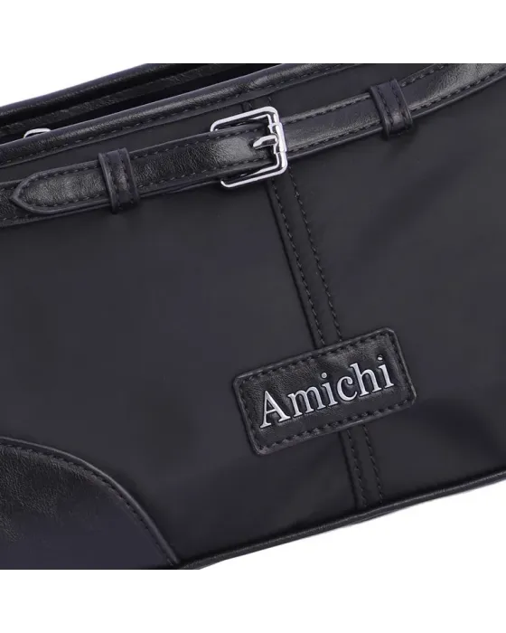 Bandolera Amichi Negro 1111 | bolso bandolera