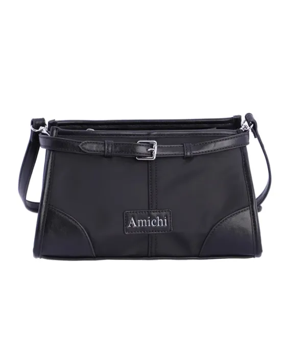 Bandolera Amichi Negro 1111 | bolso bandolera