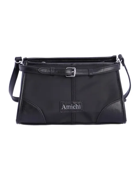 Bandolera Amichi Negro 1111 | bolso bandolera