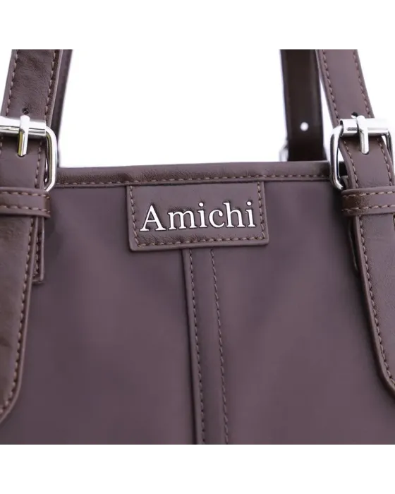Shopper Amichi Castanho 1110 | Mala shopper