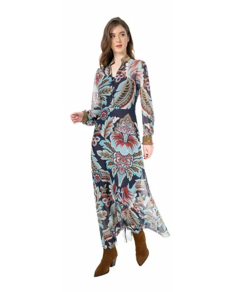 Vestido Malalá Guatemala | Vestido largo estampado