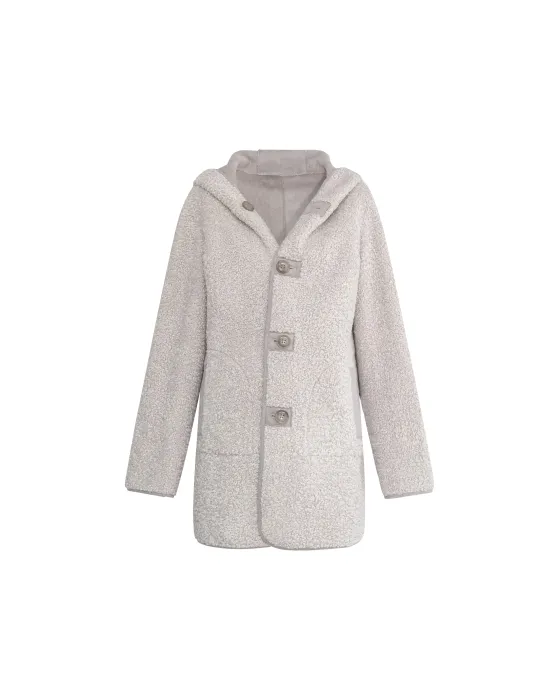 Abrigo MDM reversible gris | Abrigo de invierno