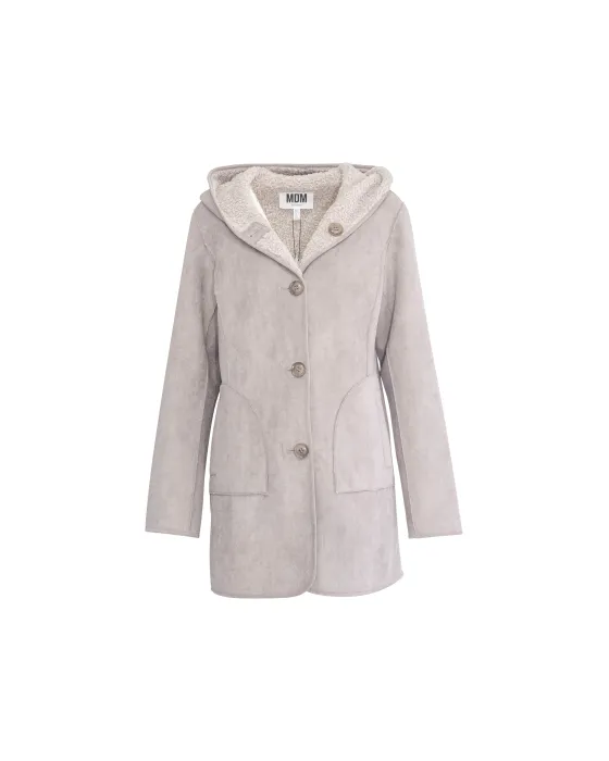 Abrigo MDM reversible gris | Abrigo de invierno