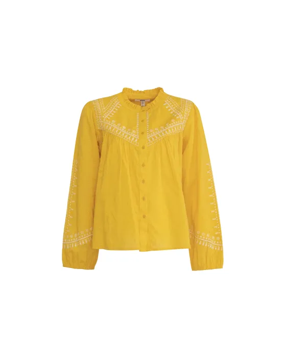 Blusa MDM Romantic Mostaza
