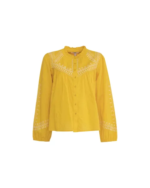 Blusa MDM Romântica Mostarda