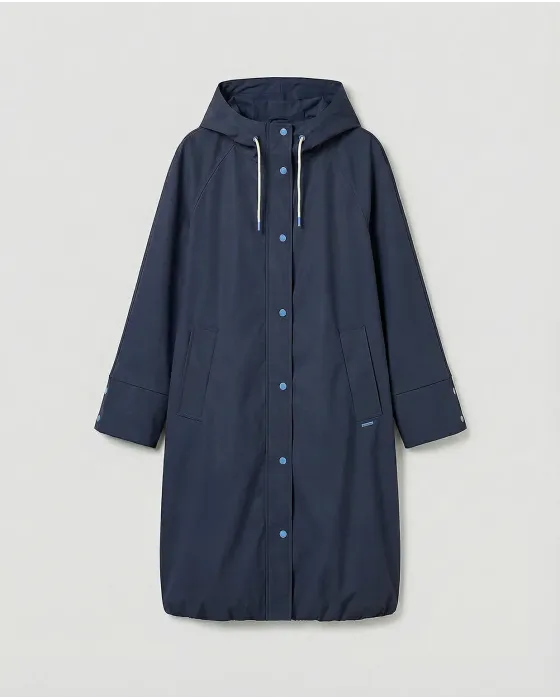 Parka Surkana con capucha marino | abrigo 2