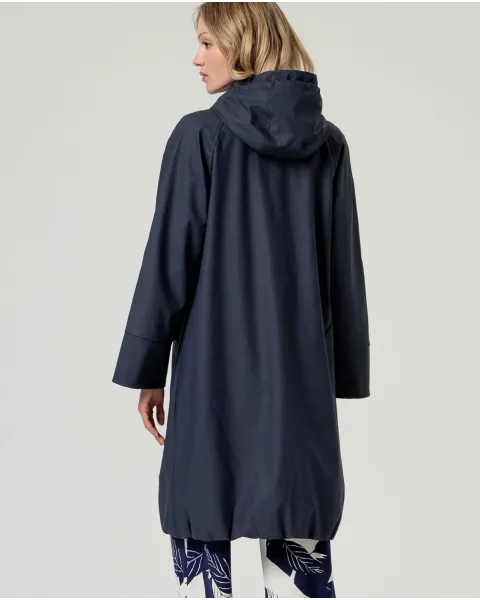 Parka Surkana con capucha marino | abrigo