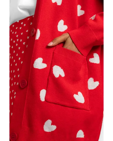 Casaco de malha Lolina Large All you need is coffee