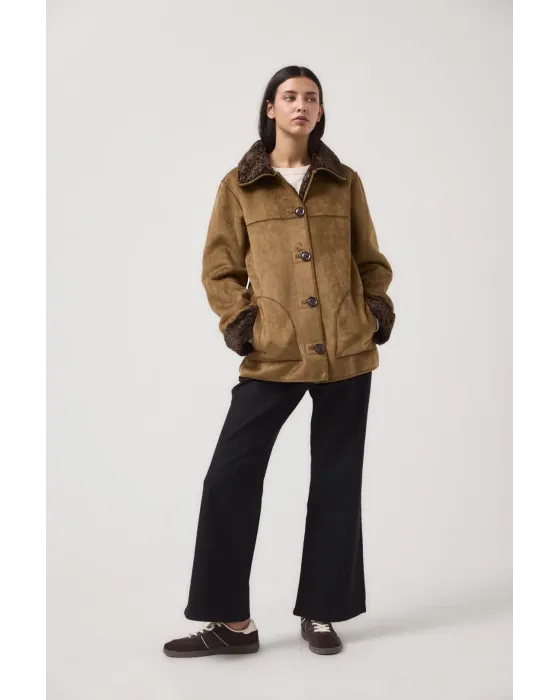 Abrigo reversible MDM ante y borreguito | MDM