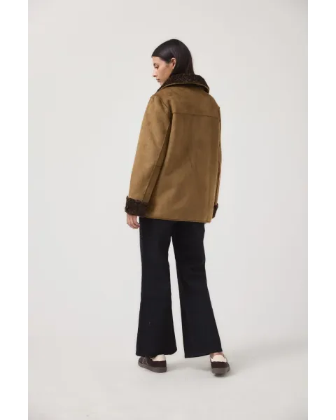 Abrigo reversible MDM ante y borreguito | MDM