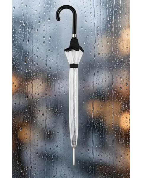 Guarda-chuva Comprido Clima transparente e vivo | 120 cm