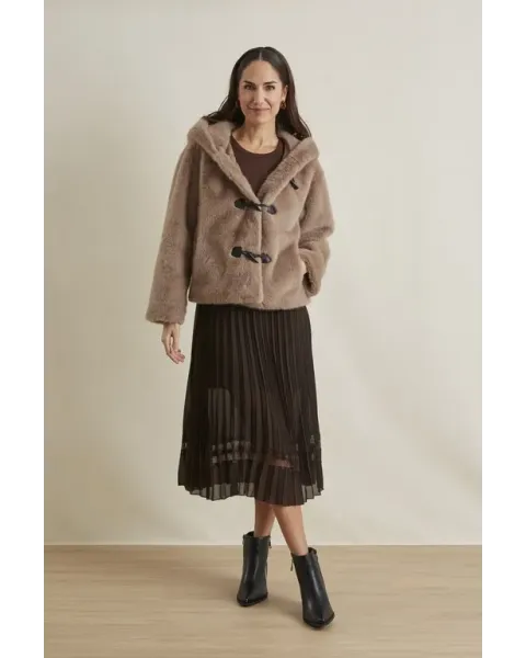 Chaqueta Pelo Corto Amichi topo | Chaqueta
