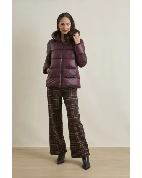 Parka Corta Amichi Burdeos | Chaqueta acolchada