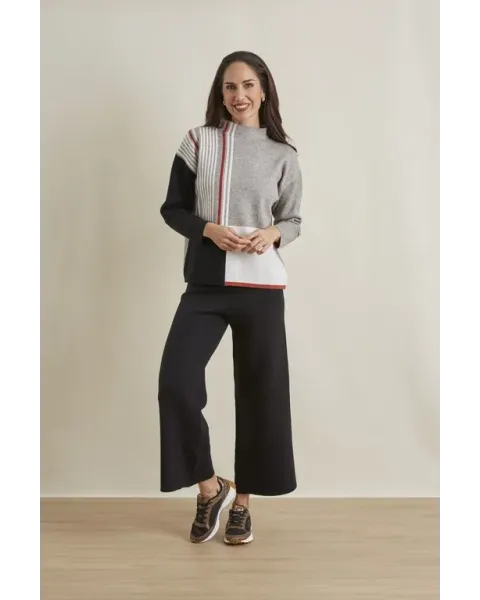 Conjunto Amichi Camisola + Calças Pretas | Malha