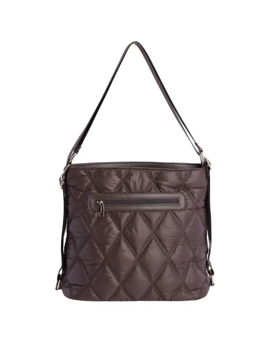 Bolso Mochilla Amichi Marrón | Bolso de hombro