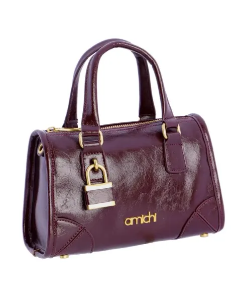 Bolso Mano Amichi Burdeos | Bolso pequeño
