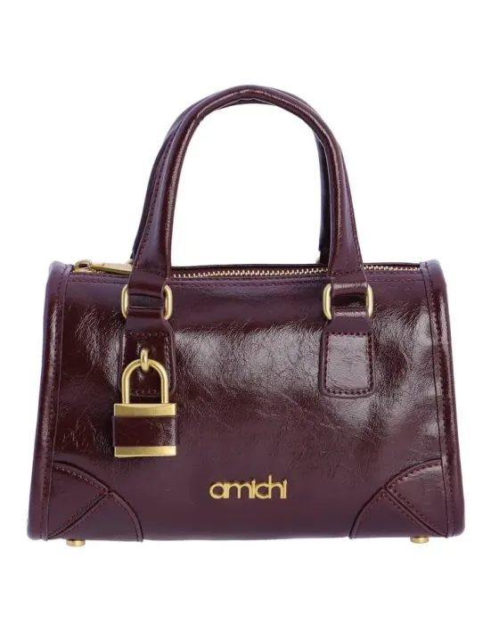 Bolso Mano Amichi Burdeos | Bolso pequeño