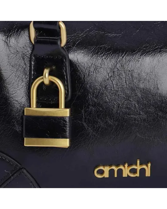 Bolso Mano Amichi Negro | Bolso de mano