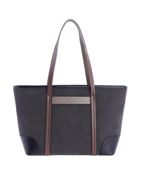 Shopper Amichi Cinzento | Mala ampla