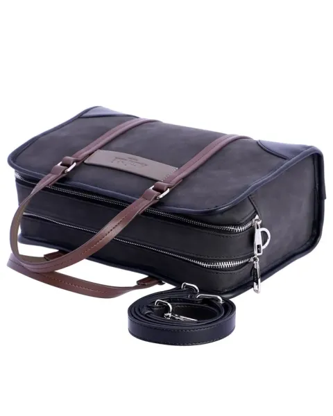 Bolsa de Mão Amichi Cinzenta | Bolsa estruturada