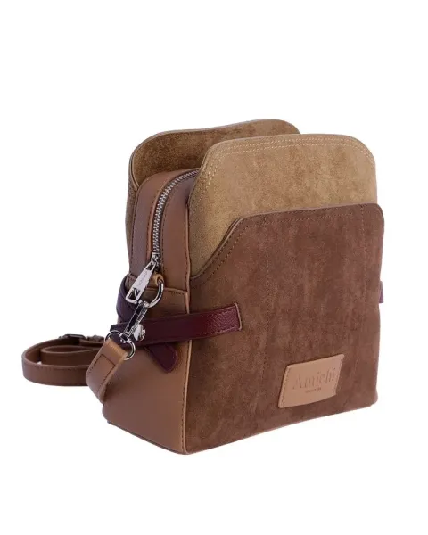 Bandolera Amichi Marrón | Bolso bandolera