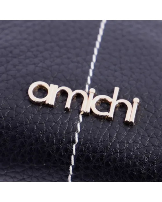 Monedero Amichi Negro | Monedero compacto