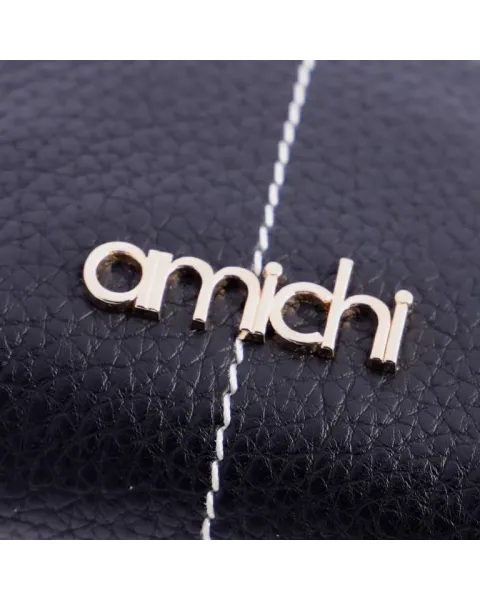 Monedero Amichi Negro | Monedero compacto