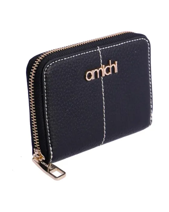 Cartera Amichi Negro | billetero compacto