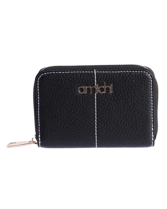 Cartera Amichi Negro | billetero compacto