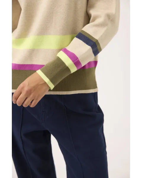 Jersey de ponto MDM botões ombros | jersey cru