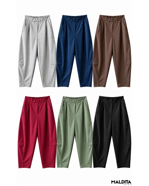 Pantalón Balloon Esenciales | Pantalón ancho