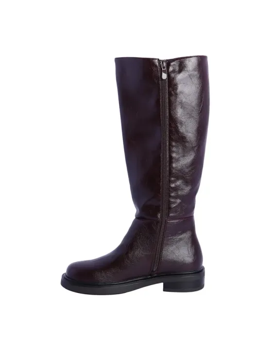 Bota Alta Amichi Burdeos | Calzado mujer