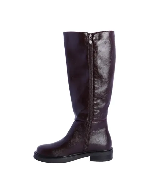 Bota Alta Amichi Burdeos | Calzado mujer