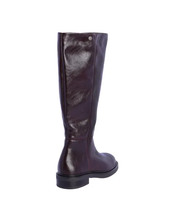 Bota Alta Amichi Bordô | Calçado mulher