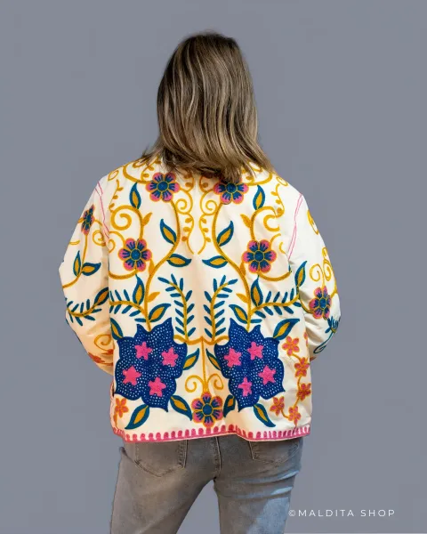 Chaqueta Suzani Bordada | Esenciales