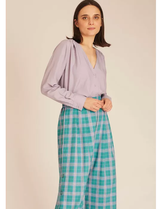 Squares Culotte Turquoise