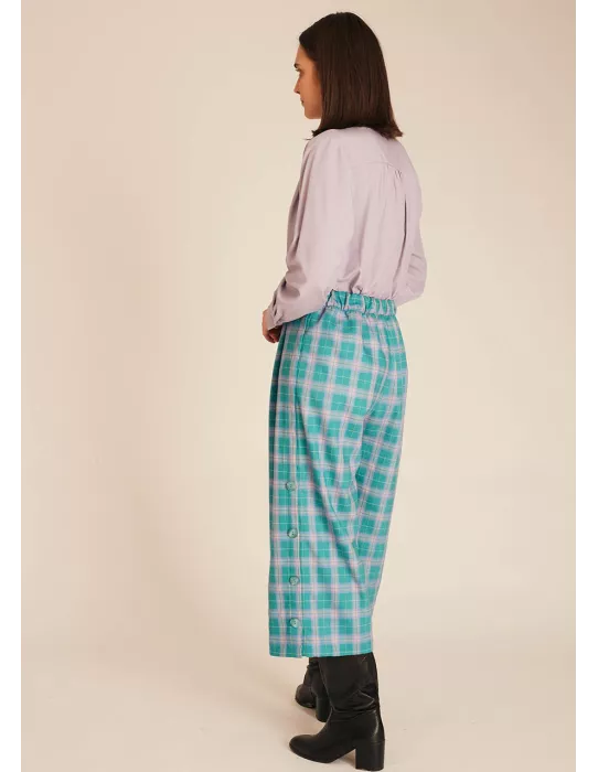 Squares Culotte Turquoise
