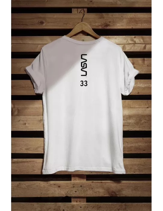 Camiseta Hombre LASAL Neverdie Blanca