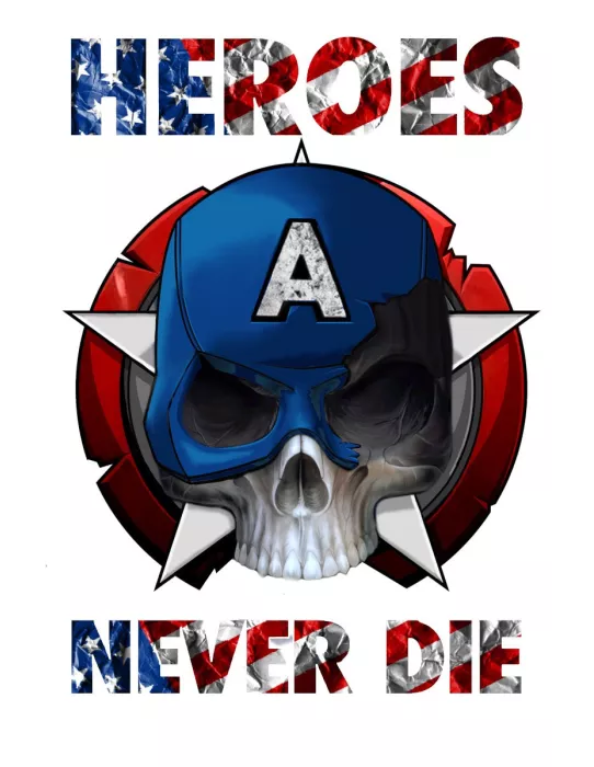 Camiseta Hombre LASAL Neverdie Blanca