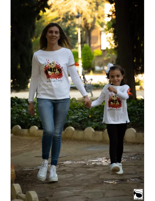 Camiseta SUISAY Osa Amor Niña